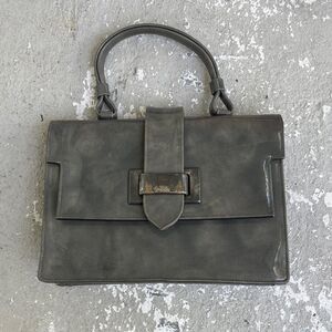 1950s susan Gail gray patent leather bag